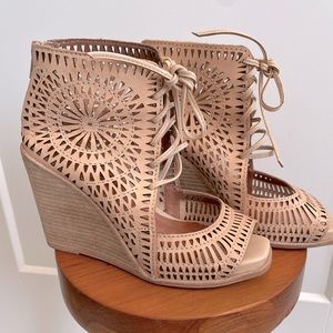 Jeffrey Campbell leather wedges